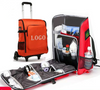 Detachable Medical Trolley Survival Kit Emergency Response Backpack Rolling Bag with Wheels Team Gear