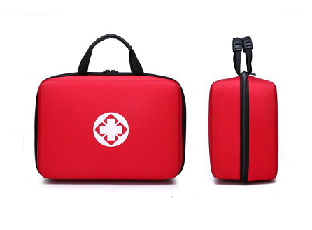 WaterproofFirst Aid Kit for Car, Home, Outdoors, Sports, Camping, Hiking Or Office Red Case Emergency Supplies