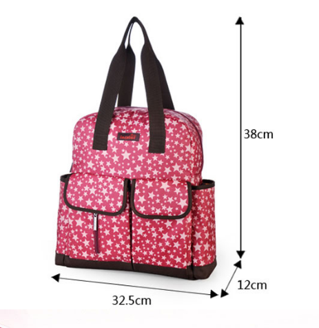 5Pcs Large Baby Changing Diaper Nappy Bag Mummy Backpack Handbag Multifunctional_ENZO