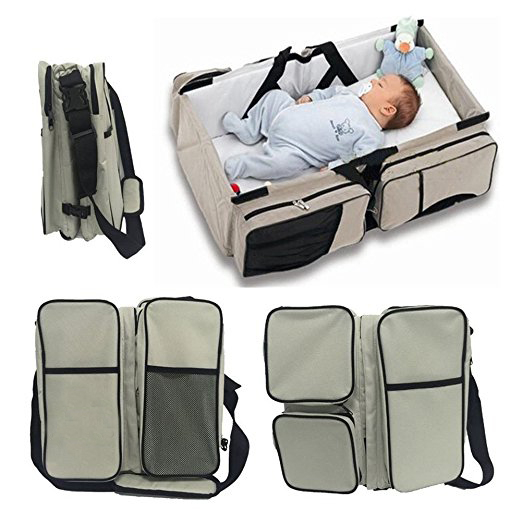 Multi-function baby diaper bag turns into couch for bed diaper bag_Enzo 