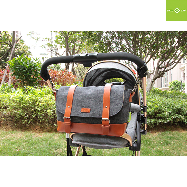 Best Universal Baby Diaper Stroller Bag With Mulit-pockets Grey-Enzobags