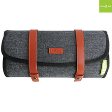 Portable Changing Pad Station With Pockets And Stroller Straps Grey-Enzobags