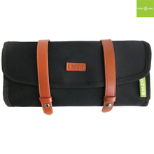 Portable Changing Pad Station With Pockets And Stroller Straps Black-Enzobags
