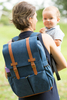 New Diaper Bag Backpack, Trendy Diaper Bags for Dads & Moms, Made with Quality Fabric & Zippers -Large, Navy Denim_ENZO