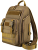 Mini Tactical Sling Chest Backpack, Lightweight MOLLE Crossbody Shoulder Pack, Water Resistant EDC Daypack for Hiking Fishing Shooting Daily Carry