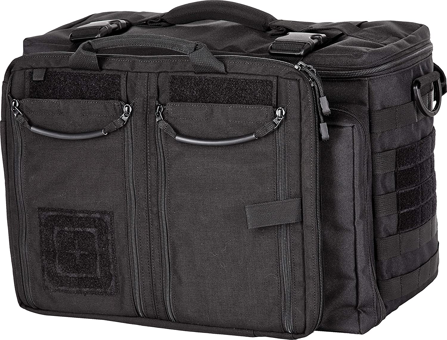 Large Tactical Police Duty Gear Bag, Molle Webbing Multi-Compartment Utility Equipment Storage Tote for Security Officer EMT Patrol Use