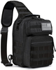Tactical EDC Sling Bag Crossbody Chest Pack with MOLLE Webbing