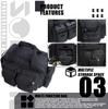 Lockable Tactical Gun Range Bag, Water Resistant Pistol Duffle Bag for Shooting Range & Hunting