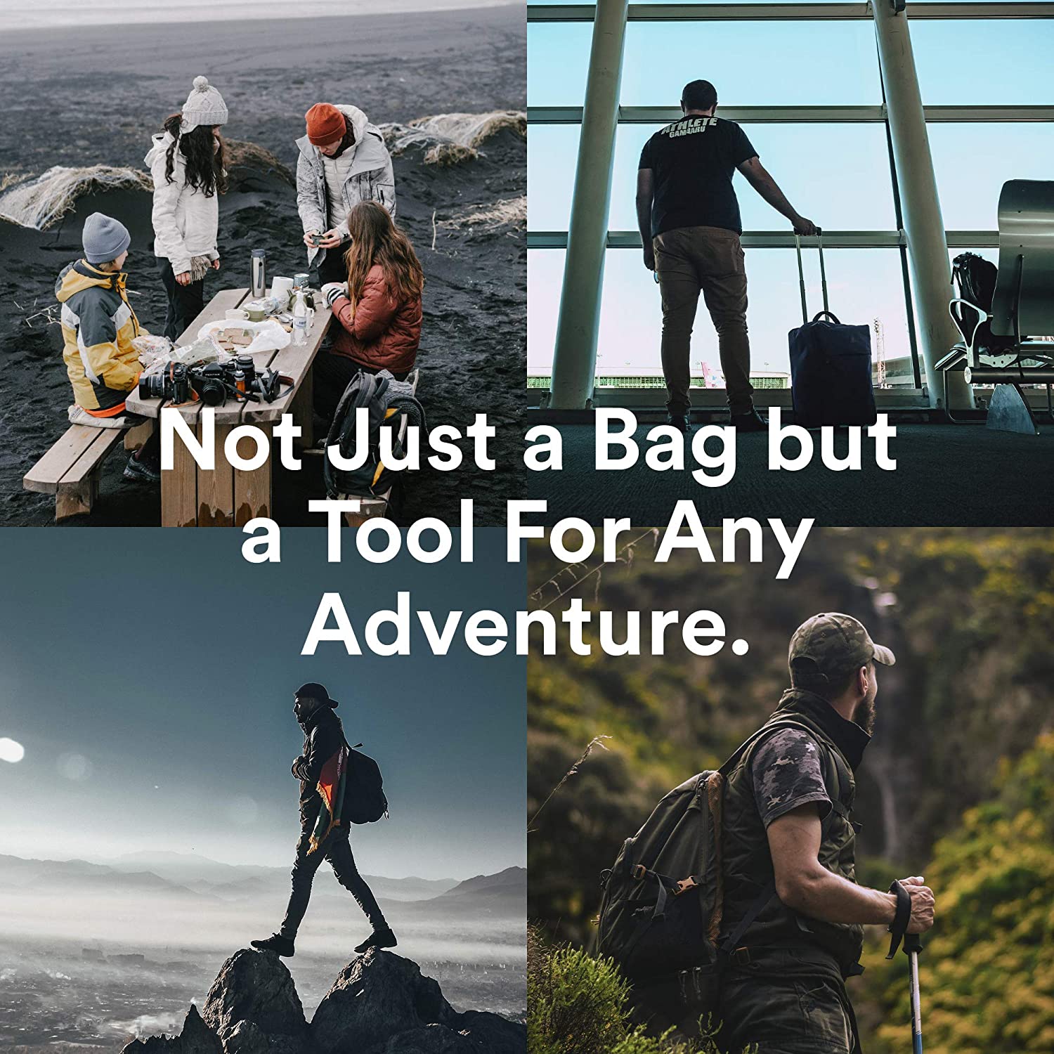 Water Resistant Tactical Molle Toiletry Bag, Heavy Duty EDC Utility Organizer Pouch with Removable 550 Paracord Handle for Travel Camping Outdoor