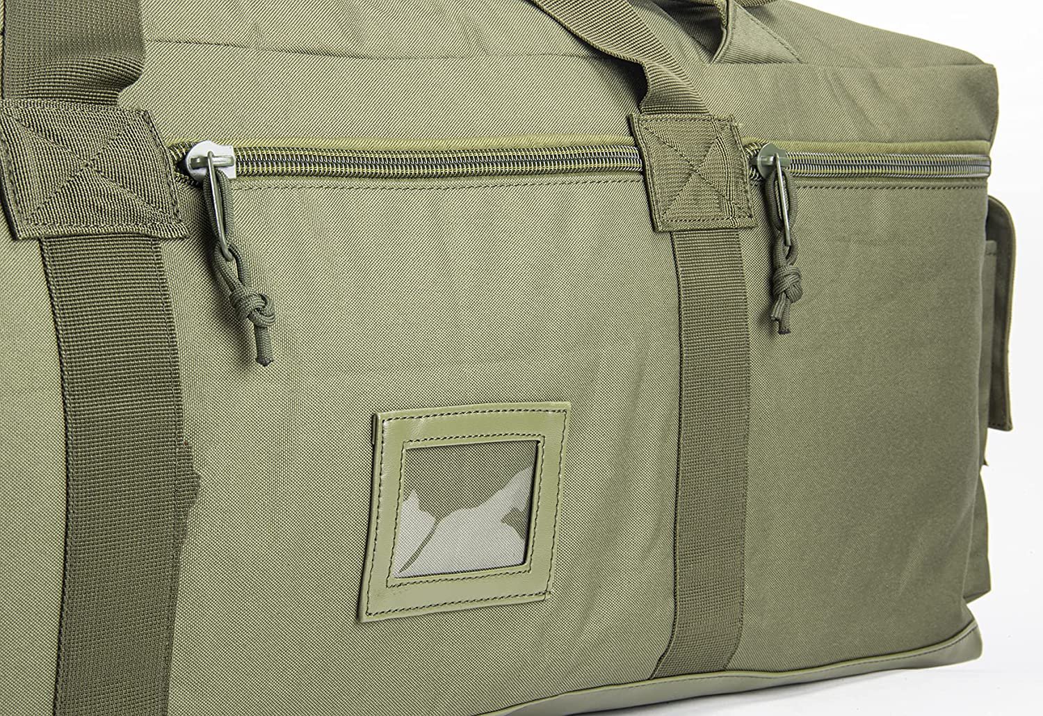 82L Heavy-Duty Tactical Equipment Duffle Bag, Multi-Pocket Large Capacity Storage Gear Bag for Shooting, Hunting & Outdoor Travel