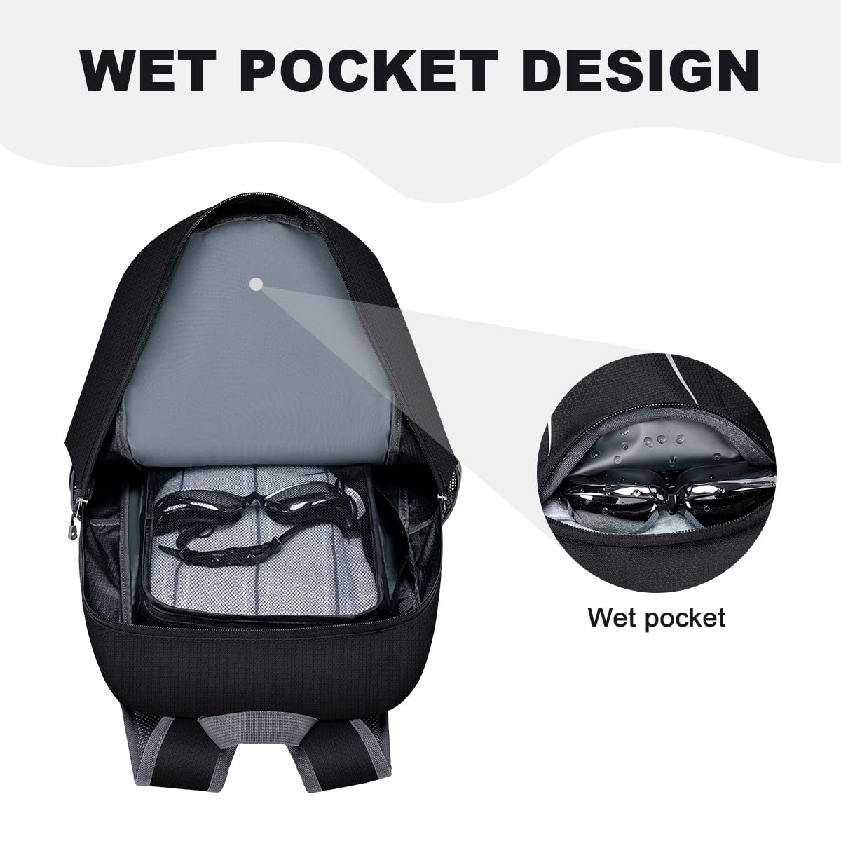 0.8lb Ultra Light Foldable Waterproof Hiking Backpack, Portable Packable Daypack for Travel, Camping & Outdoor Sports