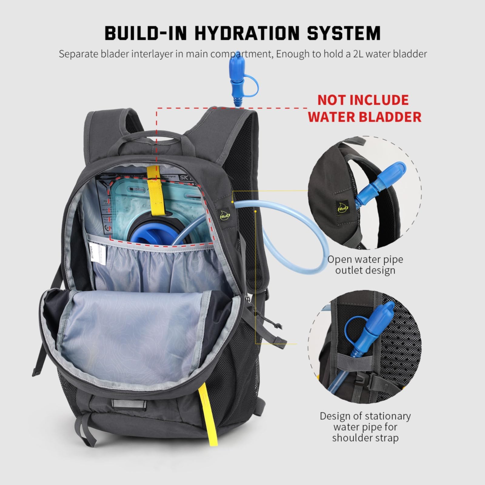Small Hiking Backpack 20L Lightweight Travel Backpacks Hiking Daypack for Women Men