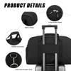 21 Inch Structured Gym & Travel Duffle Bag, Under Seat Carry On Duffel with Luggage Trolley Sleeve & Detachable Shoulder Strap