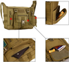 Tactical Messenger Bag, Military Crossbody Shoulder Pack, MOLLE EDC Satchel Bag for Travel, Work, Shooting Range & Outdoor Daily Carry
