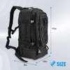 30L Tactical Backpack for Men, Water Resistant Oxford Military Rucksack with Padded Shoulder Straps & Waist Belt, Expandable Outdoor Daypack for Hiking Camping Shooting Trave