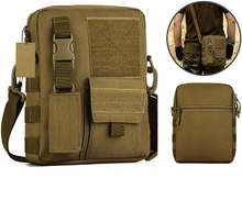 Mini Tactical Crossbody Bag, Water Resistant MOLLE Utility Shoulder Pack Small EDC Sling Bag for Hunting Hiking Daily Outdoor Carry