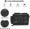 600D Oxford Tactical Gun Range Bag, Waterproof Dustproof Shooting Duffle Handbag with Anti-Skid Base, Multi-Pocket Pistol Carry Case for Shooting Range Hunting Storage