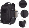 Expandable Tactical Backpack , Water Resistant Military Rucksack, Adjustable Capacity Outdoor Backpack with Water Bottle Holder