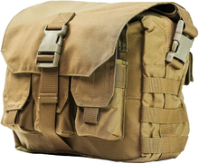 Military Tactical Messenger Bag, MOLLE Shoulder Satchel Pack, Lightweight Tactical Utility Crossbody Bag for Outdoor, Range Gear, EDC & Daily Carry