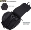 Tactical Helmet Bag, Protective Helmet Carry Case with Hook-and-Loop Panel & MOLLE Webbing, Portable Helmet Transport Pouch for Airsoft, Paintball, Outdoor Tactical Gear