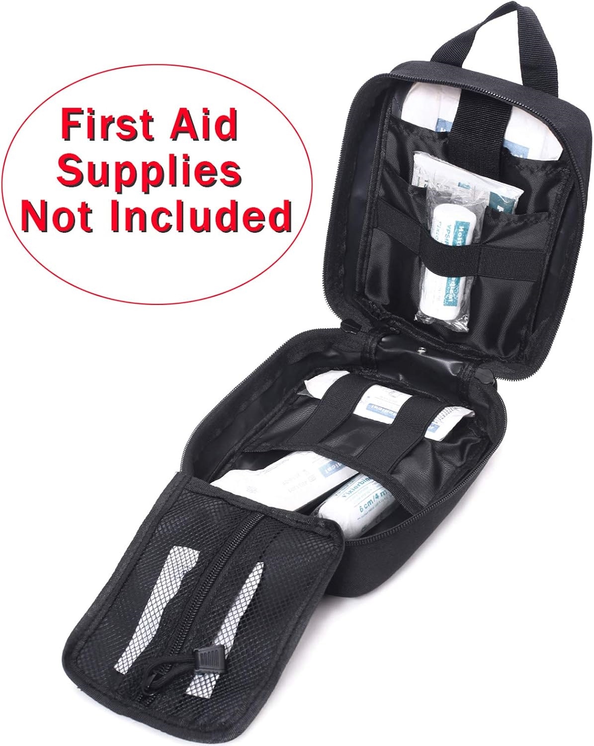 Molle Pouch, Sturdy 600D Nylon Tactical Medical Pouch,Rip-Away EMT First Aid Pou