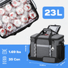 23L Large Insulated Cooler Bag, Lightweight Soft Cooler Holds 35 Cans with Reflective Strip & Built-in Bottle Opener for Outdoor Camping Fishing Beach Picnic