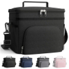 9L/15L Insulated Lunch Cooler Bag, Waterproof Leakproof Portable Thermal Tote with Multi Pockets & Adjustable Shoulder Strap