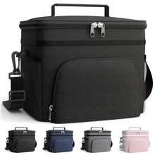 9L/15L Insulated Lunch Cooler Bag, Waterproof Leakproof Portable Thermal Tote with Multi Pockets & Adjustable Shoulder Strap