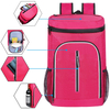 Horizontal Top Zip Leakproof Cooler Backpack, Waterproof Insulated Thermal Backpack for Outdoor Camping Fishing Beach Picnic