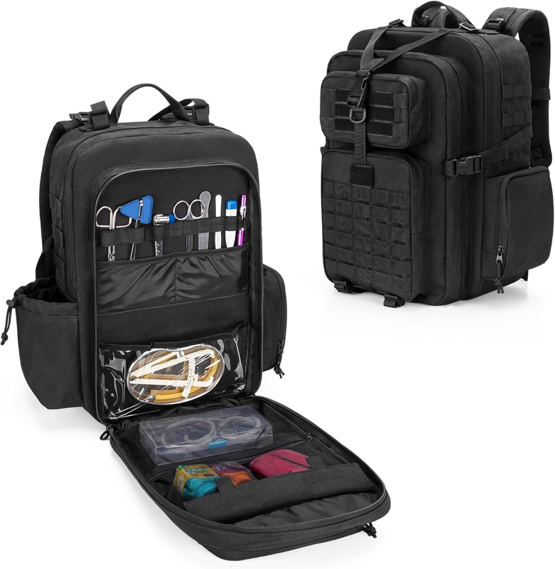Tactical EMT Medical Backpack, Large Capacity Waterproof Emergency Trauma Backpack for Paramedics & Outdoor Survival