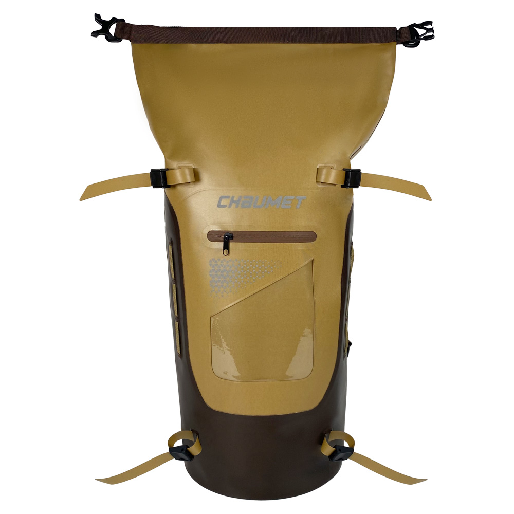 25L TPU Waterproof Dry Bag Backpack with Roll-Top Closure