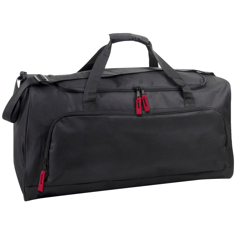 24 Inch Large Capacity Sports Travel Duffle Bag, Water Repellent Gym Carry Bag with Reinforced Handles & Adjustable Shoulder Strap