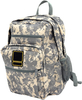 Digital Camo Tactical Daypack, Lightweight Camouflage Backpack with Hook-and-Loop Patch Panel, Multipurpose Casual Backpack for School, Hiking, Travel & Daily EDC
