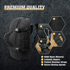 52L Large Tactical Duffle Bag, Heavy Duty MOLLE Travel Duffel Backpack Convertible, Water Resistant Gear Luggage Bag for Shooting, Hunting, Camping, Gym & Outdoor Travel