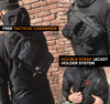 Tactical EDC Sling Crossbody Bag, Bright Orange Interior Molle Chest Pack Adjustable Strap for Fishing Hunting Camping