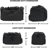 2 Sizes Tactical Duty Patrol Bag, Water Resistant Multi Compartment Police Gear Carry Bag for Law Enforcement Security Shooting Range