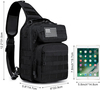 Tactical EDC Sling Bag Crossbody Chest Pack with MOLLE Webbing