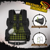 900D Waterproof Tactical Range Backpack with Pistol Case, Multi-Pocket Gun Backpack for Shooting Hunting Ammo Gear