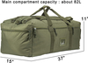 82L Heavy-Duty Tactical Equipment Duffle Bag, Multi-Pocket Large Capacity Storage Gear Bag for Shooting, Hunting & Outdoor Travel