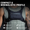 Water Resistant Chest Pack Running Vest for Workouts Running Phone Holder Extra Storage Lightweight Running Pack