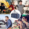 55L Foldable Water Repellent Duffle Bag, Large Capacity Packable Travel & Gym Carry Bag with Adjustable Straps