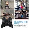 Weight Vest with Reflective Stripe for Workout Strength Training Running Fitness Muscle Building Weight Loss Weightlifting