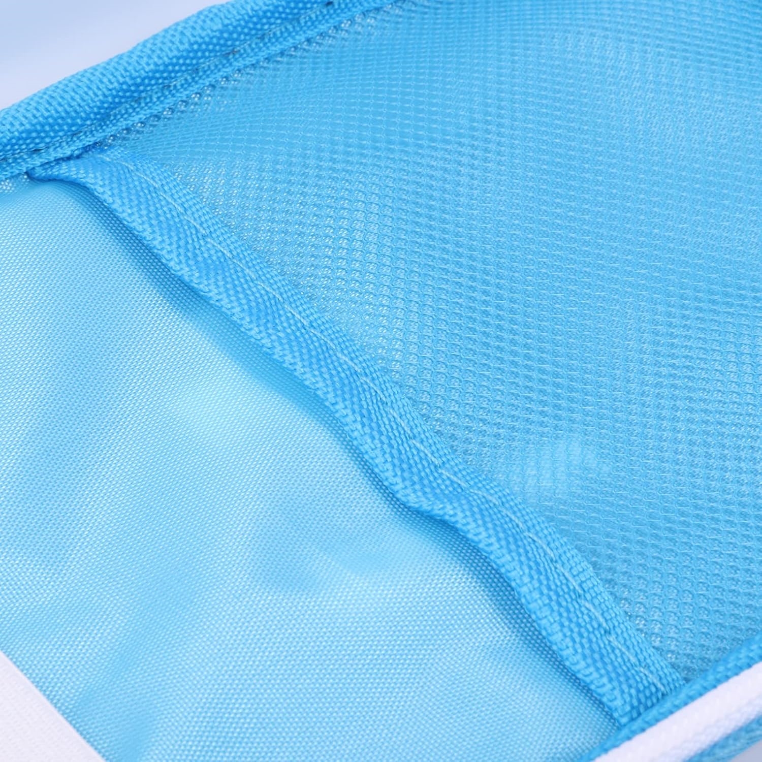 Lightweight Blue First Aid Bag, Waterproof Portable Empty Emergency Medical Organizer with Stitched Medical Cross Logo