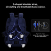 45L Waterproof Tactical Backpack, Large Capacity MOLLE Military Rucksack with Multi Compartments
