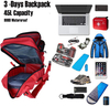 45L Large Capacity Tactical Backpack, 900D Waterproof Oxford Military Backpack
