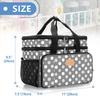 Large Double Layer Medicine Storage Bag, Portable Empty Family Pill Organizer with Multi Pockets for Home & Travel Medication Storage