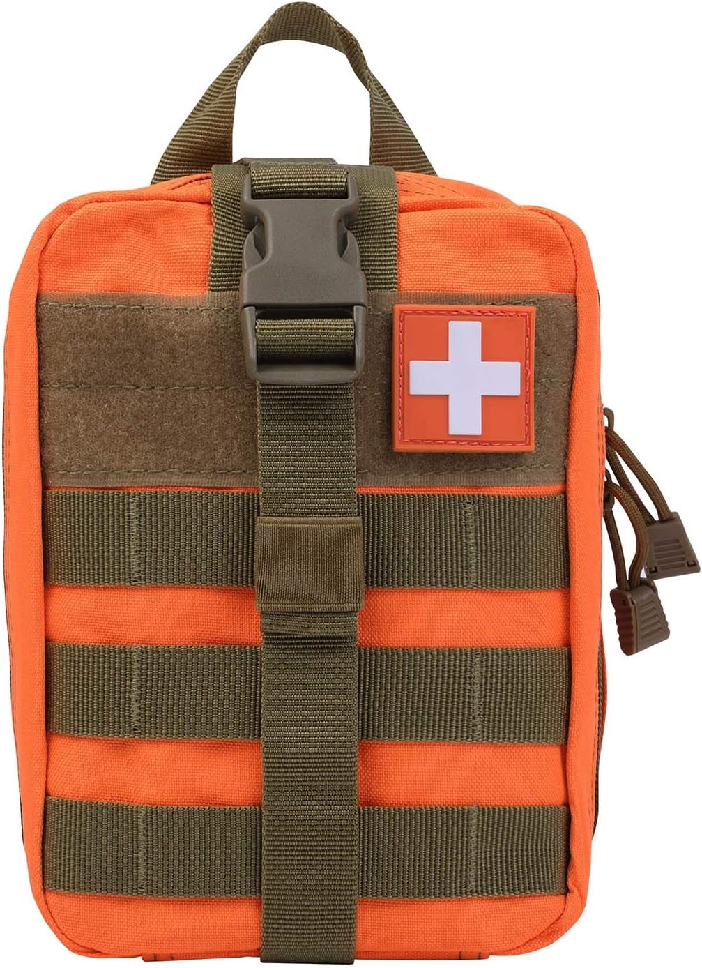 Rip-Away MOLLE Tactical Medical Pouch, Empty EMT First Aid Trauma Kit Bag for Hunting, Hiking & Vehicle Emergency