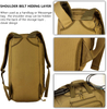 2 Sizes Tactical Duffle Bag with Rain Cover, MOLLE Sports Travel Duffel Backpack, Water Resistant Gear Bag for Gym, Hunting, Camping, Shooting & Outdoor Travel