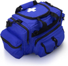 Professional Large Capacity EMT First Aid Trauma Bag | Multi-Pocket Water Resistant Medical Organizer with Medical Cross Logo