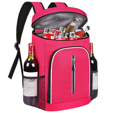 Horizontal Top Zip Leakproof Cooler Backpack, Waterproof Insulated Thermal Backpack for Outdoor Camping Fishing Beach Picnic
